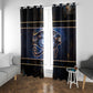 Egypt Eye Of Ra Window Curtain Galaxy Zodiac Universe
