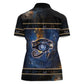 Egypt Eye Of Ra Women Polo Shirt Galaxy Zodiac Universe