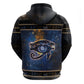 Egypt Eye Of Ra Zip Hoodie Galaxy Zodiac Universe