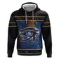 Egypt Eye Of Ra Zip Hoodie Galaxy Zodiac Universe