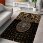 Egypt Eye of Horus Area Rug Hieroglyphics Patterns Retro Style