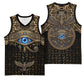 Egypt Eye of Horus Basketball Jersey Hieroglyphics Patterns Retro Style