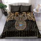 Egypt Eye of Horus Bedding Set Hieroglyphics Patterns Retro Style