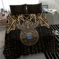 Egypt Eye of Horus Bedding Set Hieroglyphics Patterns Retro Style