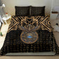 Egypt Eye of Horus Bedding Set Hieroglyphics Patterns Retro Style