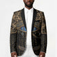 Egypt Eye of Horus Blazer Hieroglyphics Patterns Retro Style