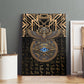 Egypt Eye of Horus Canvas Wall Art Hieroglyphics Patterns Retro Style