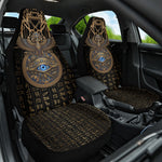 Egypt Eye of Horus Car Seat Cover Hieroglyphics Patterns Retro Style