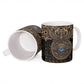 Egypt Eye of Horus Ceramic Mug Hieroglyphics Patterns Retro Style