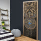 Egypt Eye of Horus Door Cover Hieroglyphics Patterns Retro Style