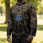 Egypt Eye of Horus Hockey Jersey Hieroglyphics Patterns Retro Style