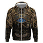 Egypt Eye of Horus Hoodie Hieroglyphics Patterns Retro Style