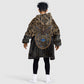Egypt Eye of Horus Kid Wearable Blanket Hoodie Hieroglyphics Patterns Retro Style