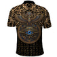 Egypt Eye of Horus Polo Shirt Hieroglyphics Patterns Retro Style