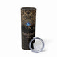 Egypt Eye of Horus Skinny Tumbler Hieroglyphics Patterns Retro Style