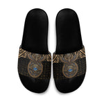 Egypt Eye of Horus Slide Sandals Hieroglyphics Patterns Retro Style