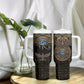 Egypt Eye of Horus Tumbler With Handle Hieroglyphics Patterns Retro Style