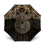 Egypt Eye of Horus Umbrella Hieroglyphics Patterns Retro Style