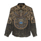 Egypt Eye of Horus Women Casual Shirt Hieroglyphics Patterns Retro Style