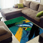 Afro-Jamaicans Fishing Area Rug Blue Marlin Fish