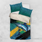 Afro-Jamaicans Fishing Bedding Set Blue Marlin Fish
