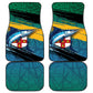 Personalized Afro-Jamaicans Fishing Car Mats Blue Marlin Fish