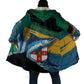 Personalized Afro-Jamaicans Fishing Cloak Blue Marlin Fish