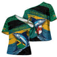 Personalized Afro-Jamaicans Fishing Cross Shoulder Shirt Blue Marlin Fish