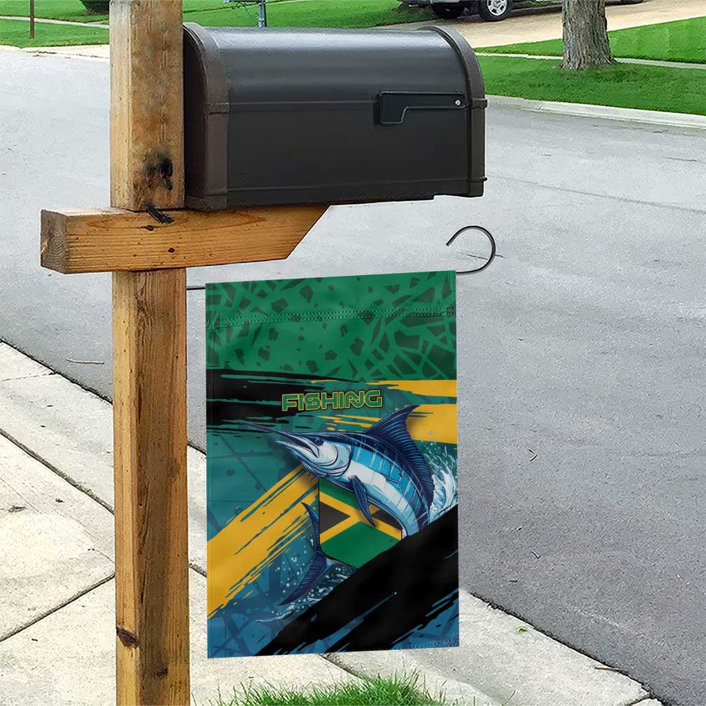 Afro-Jamaicans Fishing Garden Flag Blue Marlin Fish