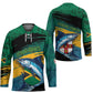 Personalized Afro-Jamaicans Fishing Hockey Jersey Blue Marlin Fish