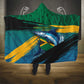 Afro-Jamaicans Fishing Hooded Blanket Blue Marlin Fish