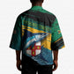 Personalized Afro-Jamaicans Fishing Kimono Blue Marlin Fish