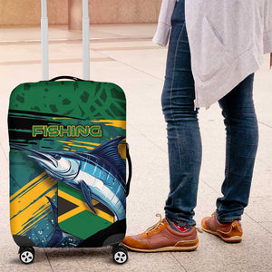Afro-Jamaicans Fishing Luggage Cover Blue Marlin Fish