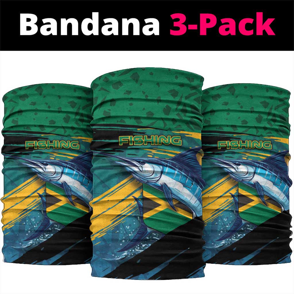 Afro-Jamaicans Fishing Neck Gaiter Blue Marlin Fish