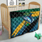 Afro-Jamaicans Fishing Quilt Blue Marlin Fish