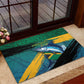 Afro-Jamaicans Fishing Rubber Doormat Blue Marlin Fish