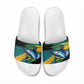 Afro-Jamaicans Fishing Slide Sandals Blue Marlin Fish