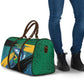 Afro-Jamaicans Fishing Travel Bag Blue Marlin Fish
