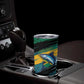 Personalized Afro-Jamaicans Fishing Tumbler Cup Blue Marlin Fish