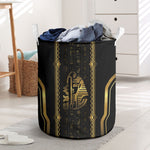 Egypt Was Sceptre Laundry Basket Gold Pharaoh Patterns