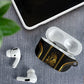 Egypt Was Sceptre AirPods Case Gold Pharaoh Patterns