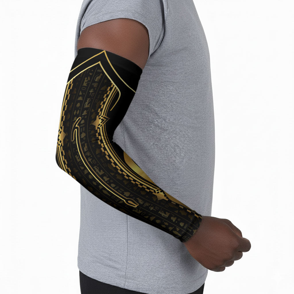 Personalized Egypt Was Sceptre Arm Sleeves Gold Pharaoh Patterns