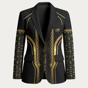 Personalized Egypt Was Sceptre Blazer Gold Pharaoh Patterns