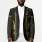 Personalized Egypt Was Sceptre Blazer Gold Pharaoh Patterns