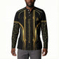 Personalized Egypt Was Sceptre Button Sweatshirt Gold Pharaoh Patterns