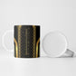 Personalized Egypt Was Sceptre Ceramic Mug Gold Pharaoh Patterns