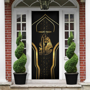 Personalized Egypt Was Sceptre Door Cover Gold Pharaoh Patterns