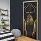 Personalized Egypt Was Sceptre Door Cover Gold Pharaoh Patterns