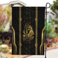 Egypt Was Sceptre Garden Flag Gold Pharaoh Patterns