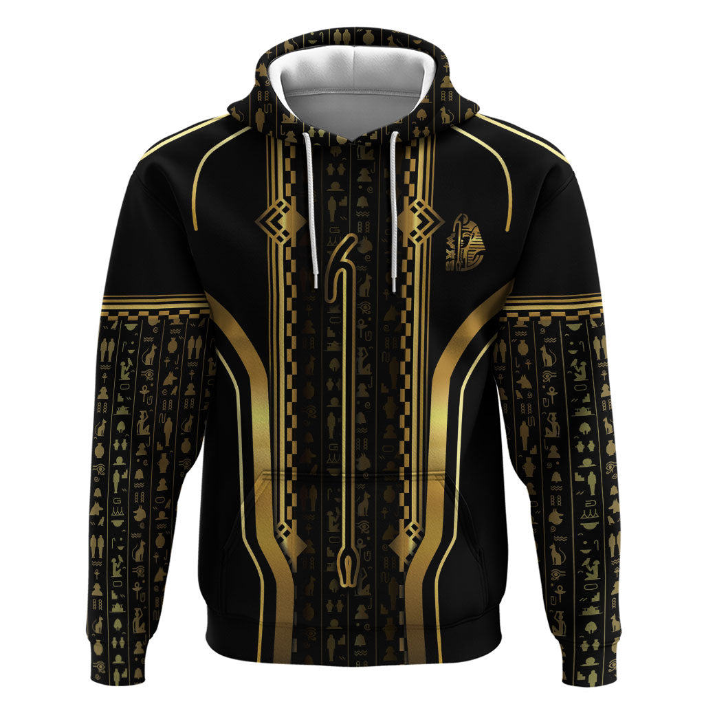 Personalized Egypt Was Sceptre Hoodie Gold Pharaoh Patterns